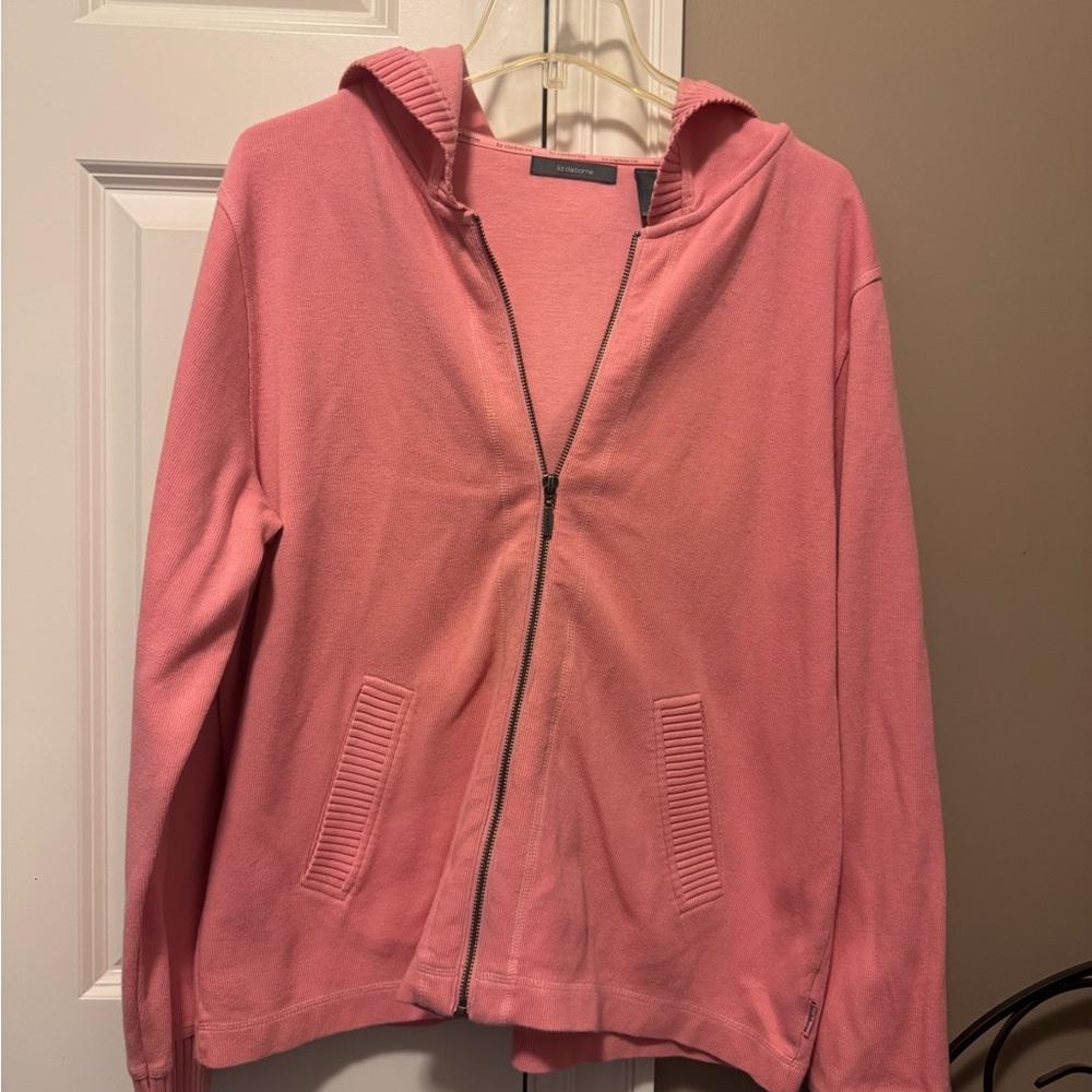 Liz Claiborne Pink Zip-Up Women's Jacket